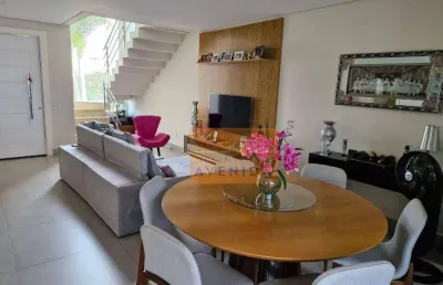Casa com 3 dormitórios, 205 m² - venda por r$ 1.590.000,00 ou aluguel por r$ 7.206,66/mês - residencial real park sumaré - sumaré/sp