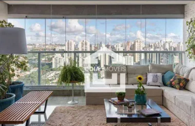 Apartamento com 1 dormitório, 58 m² - venda por r$ 1.280.000,00 ou aluguel por r$ 9.456,00/mês - brooklin - são paulo/sp
