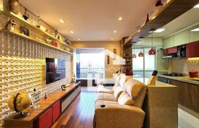 Apartamento com 2 dormitórios à venda, 68 m² por r$ 695.000,00 - brás - são paulo/sp