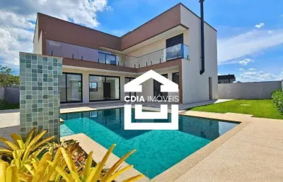 Casa com 4 dormitórios à venda, 394 m² por r$ 3.600.000,00 - granja viana - alphaville granja viana - carapicuíba/sp