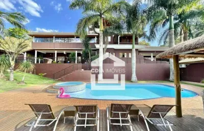 Casa com 5 dormitórios, 890 m² - venda por r$ 2.750.000,00 ou aluguel por r$ 17.708,33/mês - granja viana - chácara santa lúcia - carapicuíba/sp