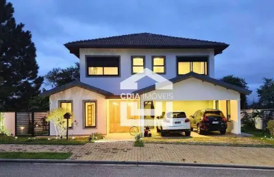 Casa com 4 dormitórios, 313 m² - venda por r$ 5.500.000,00 ou aluguel por r$ 31.901,00/mês - granja viana - alphaville granja viana - carapicuíba/sp