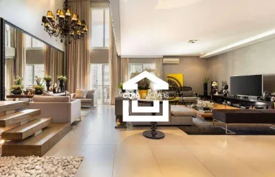 Apartamento duplex com 2 dormitórios à venda, 163 m² por r$ 4.890.000,00 - moema - são paulo/sp