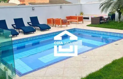 Casa com 4 dormitórios à venda, 400 m² por r$ 2.700.000,00 - são paulo ii - cotia/sp