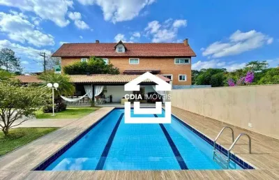 Casa com 4 dormitórios à venda, 615 m² por r$ 2.950.000,00 - granja viana – recanto inpla - carapicuíba/sp