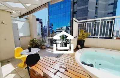 Apartamento duplex com 1 dormitório à venda, 69 m² por r$ 1.270.000,00 - paraíso - são paulo/sp