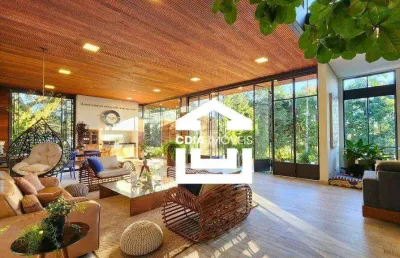 Casa com 5 dormitórios à venda, 700 m² por r$ 6.950.000,00 - granja viana - bosque do vianna - cotia/sp