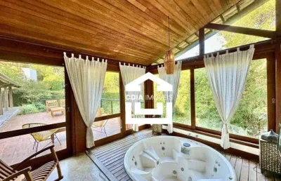 Casa com 3 dormitórios à venda, 355 m² por r$ 2.500.000 - granja viana – chácara dos lagos - carapicuíba/sp