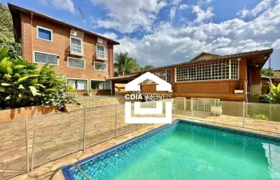 Casa com 5 dormitórios, 650 m² - venda por r$ 1.790.000,00 ou aluguel por r$ 13.325,00/mês - granja viana - parque dom henrique ii - cotia/sp