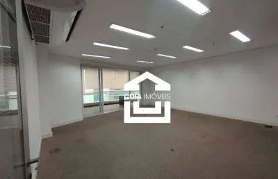 Conjunto comercial para venda e locação com 3 salas, 2 banheiros e 5 vagas de garagem.  localizado na bela vista.