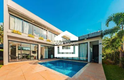 Casa com 3 dormitórios, 380 m² - venda por r$ 3.720.000 ou aluguel por r$ 22.000/mês - granja viana - vintage - cotia/sp