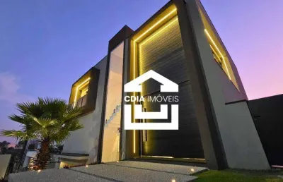 Casa com 5 dormitórios à venda, 470 m² por r$ 4.800.000,00 - granja viana - alphaville granja viana - carapicuíba/sp