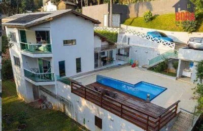 Casa com 4 dormitórios à venda, 300 m² por r$ 2.800.000,00 - residencial reserva das hortensias - mairiporã/sp