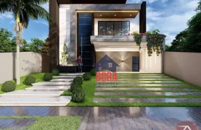 Casa com 5 dormitórios à venda, 307 m² por r$ 2.790.000 - figueira garden - atibaia/sp