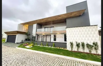 Casa moderna de alto padrão a venda na nova são pedro com 280m² e 3 suítes
