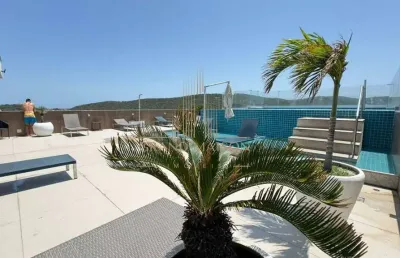 Flat em hotel para locação fixa em cabo frio no bairro da passagem.