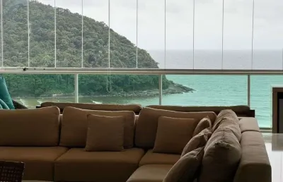 Cobertura com 4 dormitórios à venda, 300 m² por r$ 16.000.000,00 - riviera - bertioga/sp
