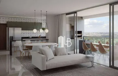 Apartamento com 3 dormitórios à venda, 135 m² por r$ 1.890.000,00 - jardim karaíba - uberlândia/mg