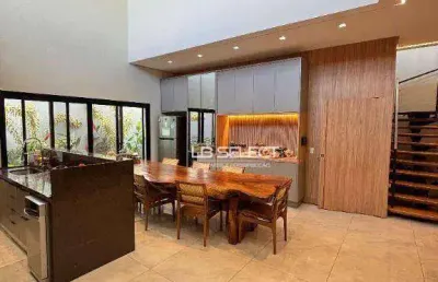 Casa com 4 dormitórios à venda, 249 m² por r$ 2.470.000,00 - condomínio jardins barcelona - uberlândia/mg