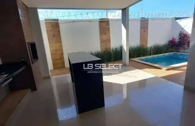Casa com 3 dormitórios à venda, 201 m² por r$ 1.620.000,00 - condomínio reserva dos ipês - uberlândia/mg