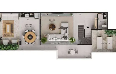 Cobertura com 3 dormitórios à venda, 174 m² por r$ 1.626.081,55 - copacabana - uberlândia/mg