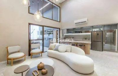 Apartamento no bairro altamira com três suítes e varanda gourmet com pé direito duplo.