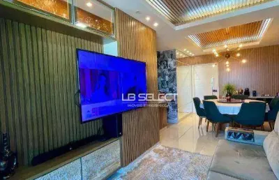 Apartamento no bairro santa mônica com dois quartos, suíte, varanda gourmet e três vagas de garagem