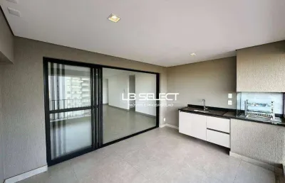 Apartamento no edifício domun com três suítes e varanda gourmet.