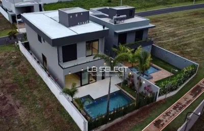 Casa com 3 dormitórios à venda, 269 m² por r$ 3.150.000,00 - condomínio tamboré - uberlândia/mg