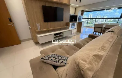Apartamento no bairro tibery com três quartos e ampla varanda gourmet.