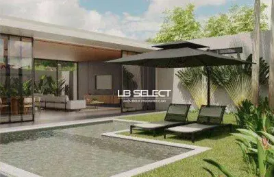 Casa no condomínio gávea hill 2 com quatro suítes e área gourmet completa.