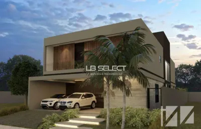 Casa com 4 dormitórios à venda, 385 m² por r$ 5.500.000,00 - condomínio tamboré - uberlândia/mg