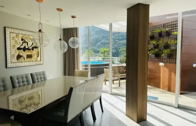 Cobertura com 4 quartos à venda no cachoeira do bom jesus, florianópolis , 318 m2 por r$ 6.000.000