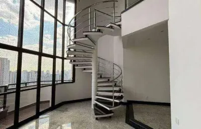 Cobertura com 4 dormitórios para alugar, 348 m² por r$ 18.212,62/mês - tatuapé - são paulo/sp