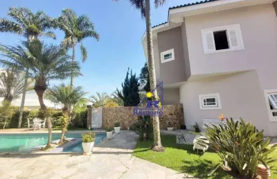 Sobrado com 4 dormitórios à venda, 439 m² por r$ 4.000.000,00 - aruã - mogi das cruzes/sp