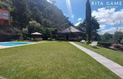Casa em condomínio fechado com 5 quartos à venda na avenida hercílio ferreira dos santos, 000, carlos guinle, teresópolis por r$ 1.950.000