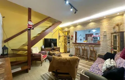 Casa em condomínio fechado com 2 quartos à venda na praça david divan, 304, panorama, teresópolis, 110 m2 por r$ 460.000