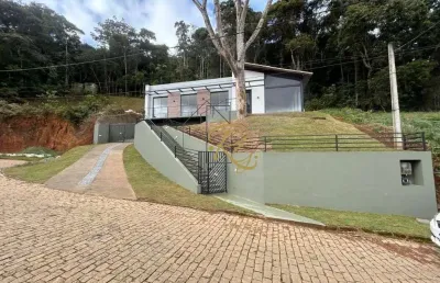 Casa em condomínio fechado com 3 quartos à venda na rua ministro renault leite, sn, prata, teresópolis por r$ 1.400.000