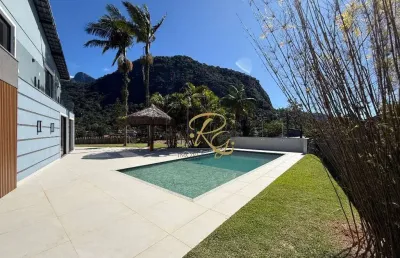 Casa em condomínio fechado com 4 quartos à venda na rua raul pompéia, 294, carlos guinle, teresópolis, 445 m2 por r$ 2.990.000