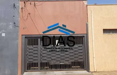 Centro de araraquara casa dois dormitórios excelente localização