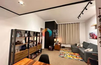 Apartamento à venda em laranjeiras, 3 quartos, dependência, área de serviço, rio de janeiro, rj