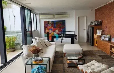 Cobertura duplex à venda no jardim oceânico, 3 suítes, varanda, piscina aquecida, 2 vagas, barra da