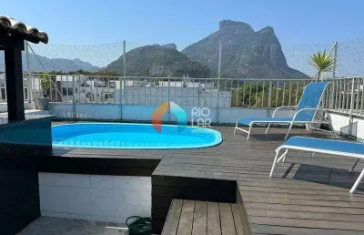 Cobertura duplex para venda e locação no jardim oceânico, varanda, piscina, churrasqueira, 4 quarto