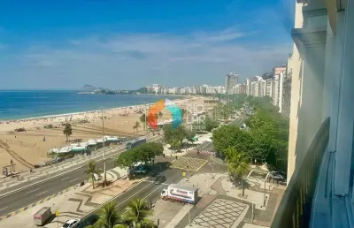 Apartamento vista mar andar alto à venda, copacabana, rio de janeiro, rj