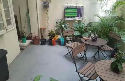 Apartamento terreo à venda, laranjeiras, rio de janeiro, rj