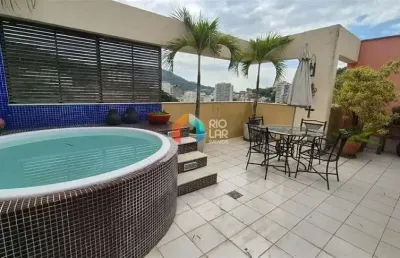 Cobertura duplex à venda, laranjeiras, rio de janeiro, rj