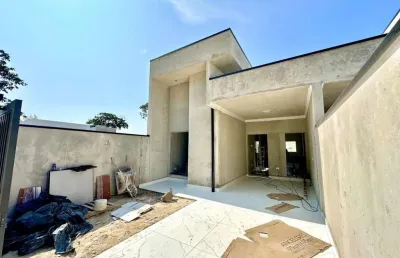 Casa para venda em matinhos, balneário guaciara, 2 dormitórios, 1 suíte, 1 banheiro, 1 vaga