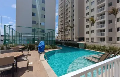 Alugo apartamento mobiliado – 2 quartos, condomínio clube com lazer completo!