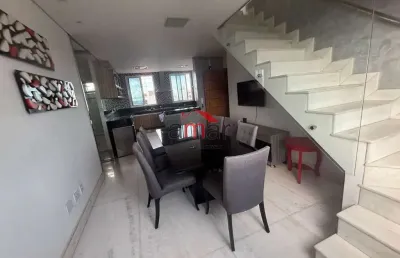 Cobertura com 3 quartos para alugar no castelo, belo horizonte  por r$ 8.000