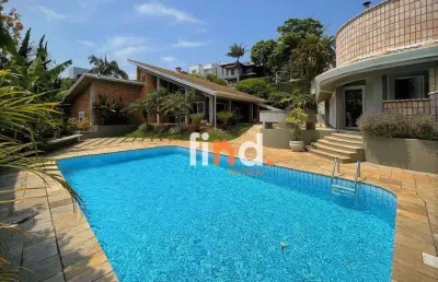 Casa com 4 dormitórios (3 suítes) à venda, 313 m² por r$ 3.400.000 - são paulo ii - cotia/sp
